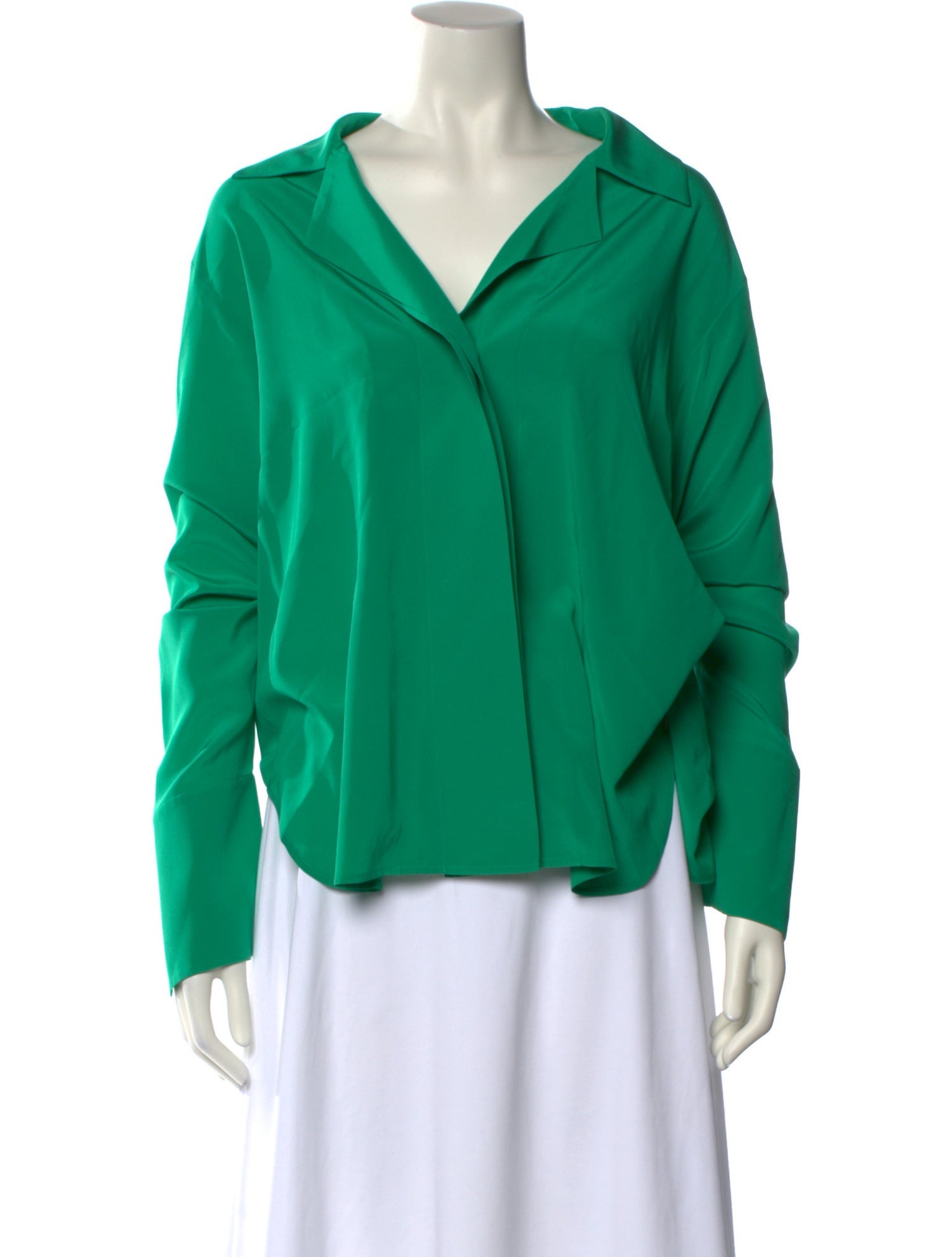 A.L.C. Silk Cowl Neck Blouse