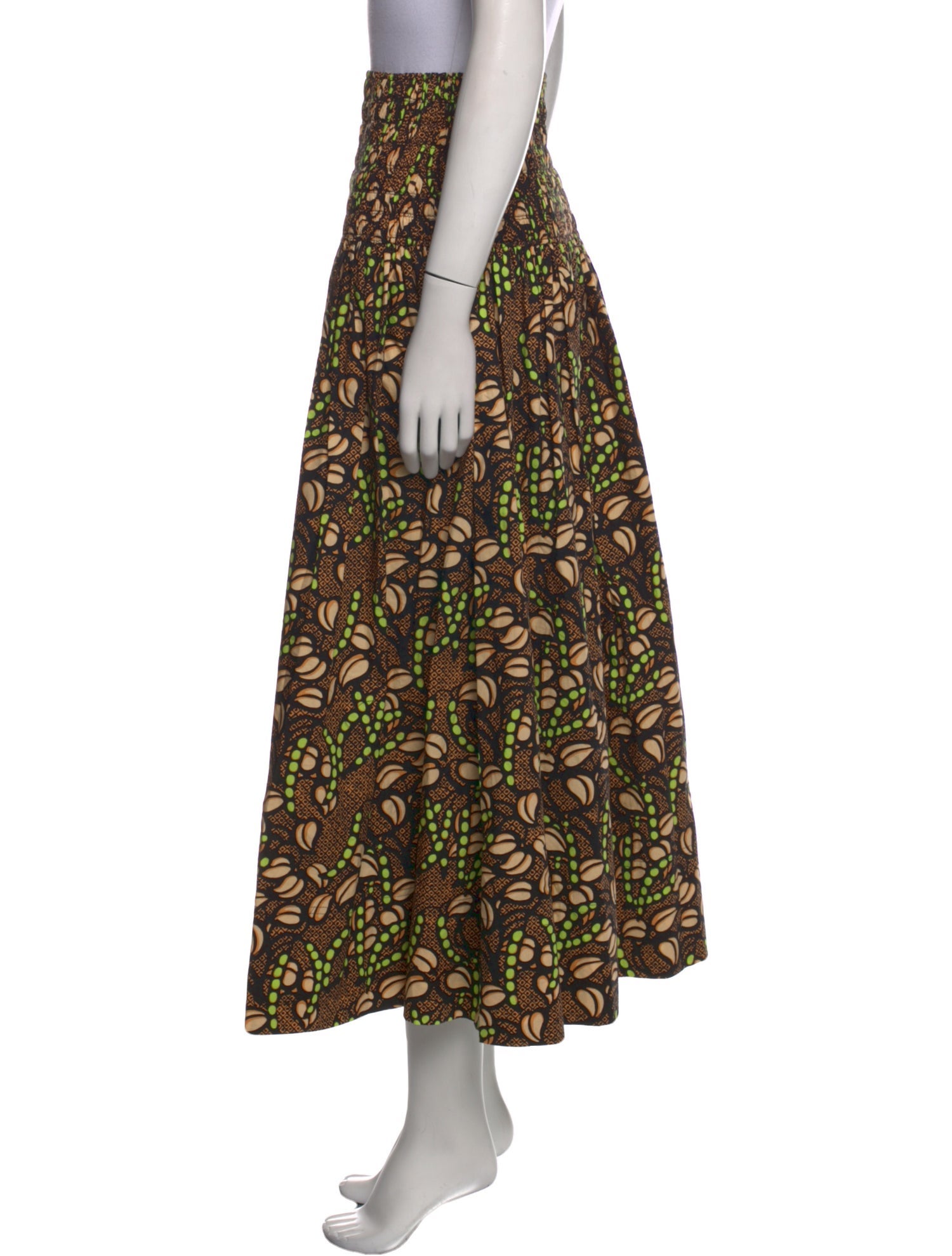 A.L.C. Floral Print Midi Length Skirt