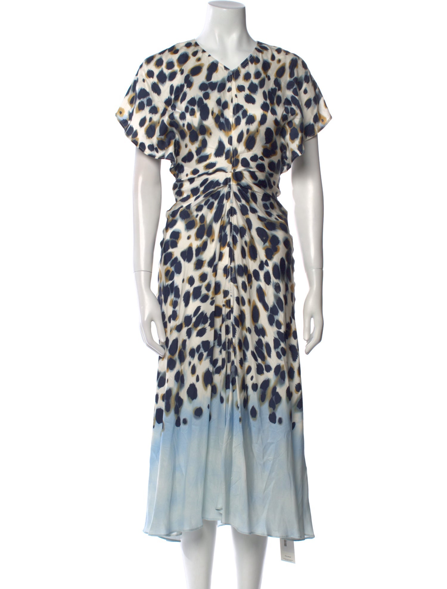 A.L.C. Animal Print Long Dress