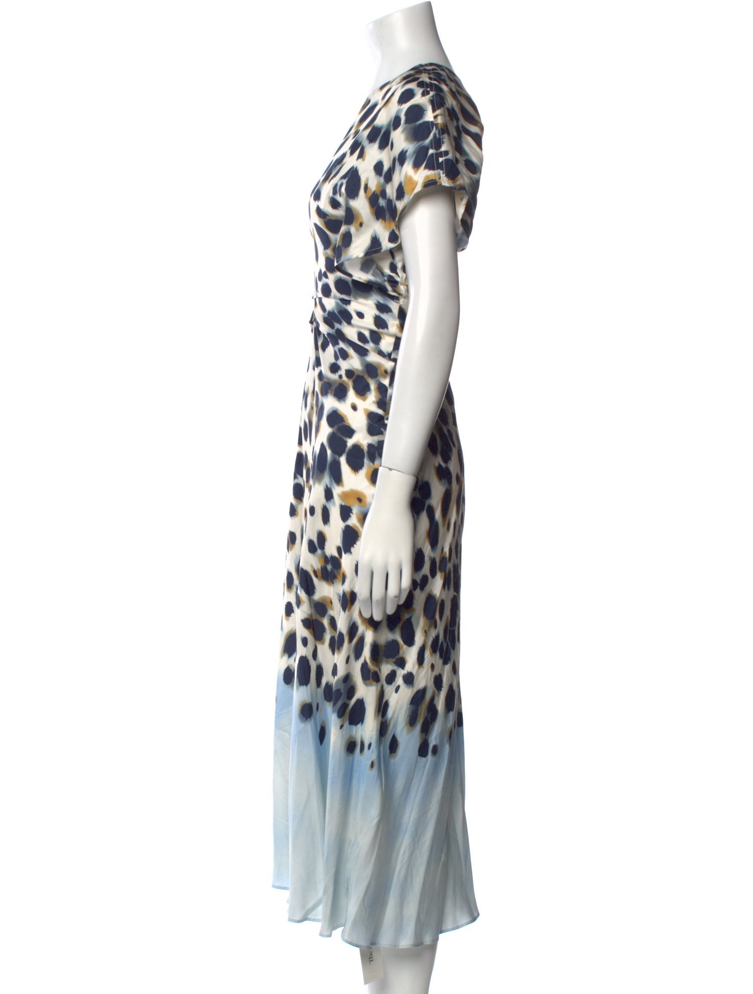 A.L.C. Animal Print Long Dress