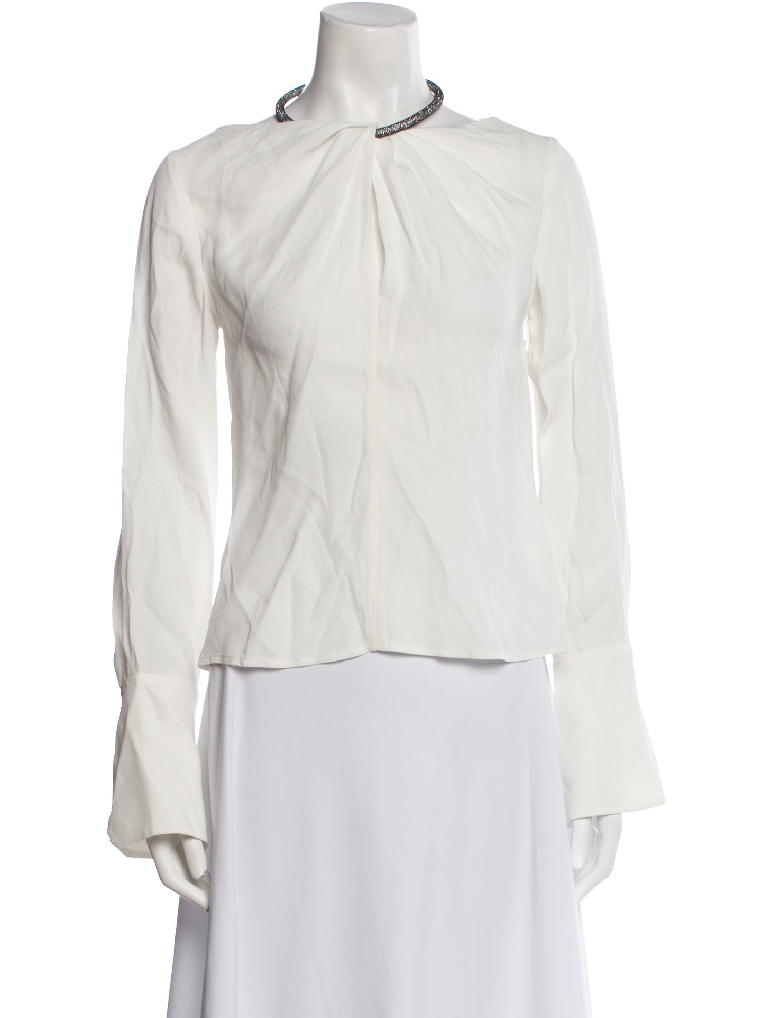 A.L.C. Mock Neck Long Sleeve Blouse w/ Tags