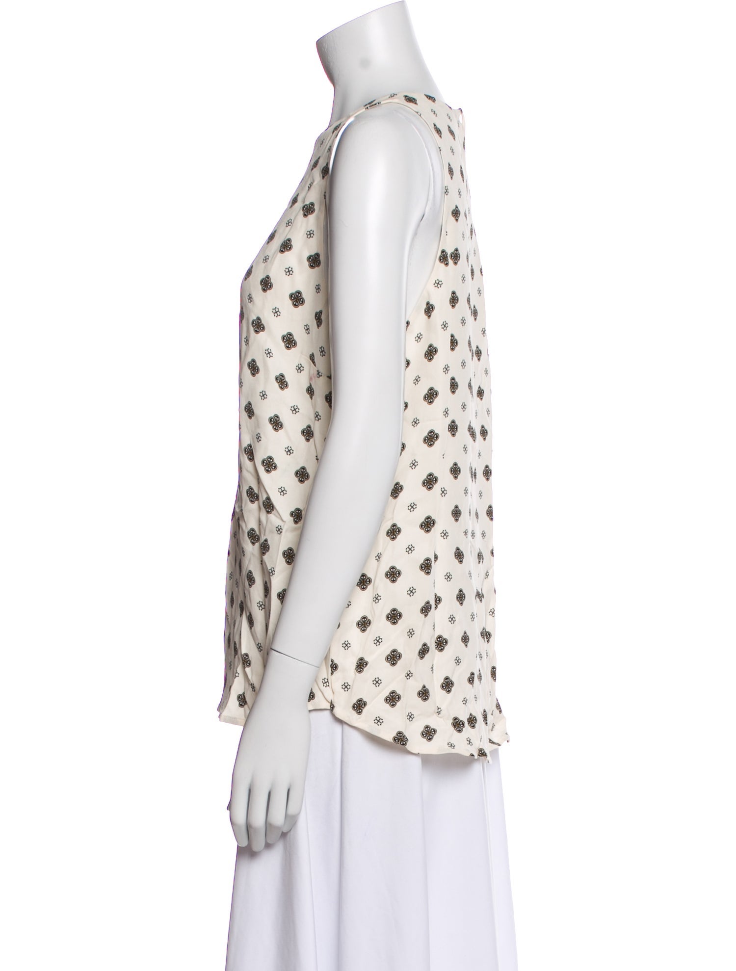 A.L.C. Silk Printed Blouse