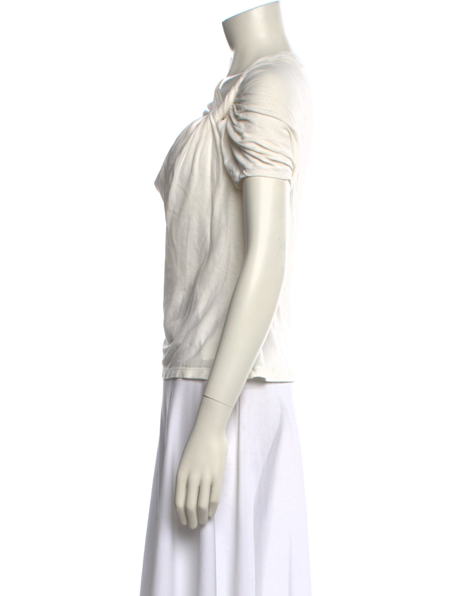 A.L.C. Cowl Neck Short Sleeve Top