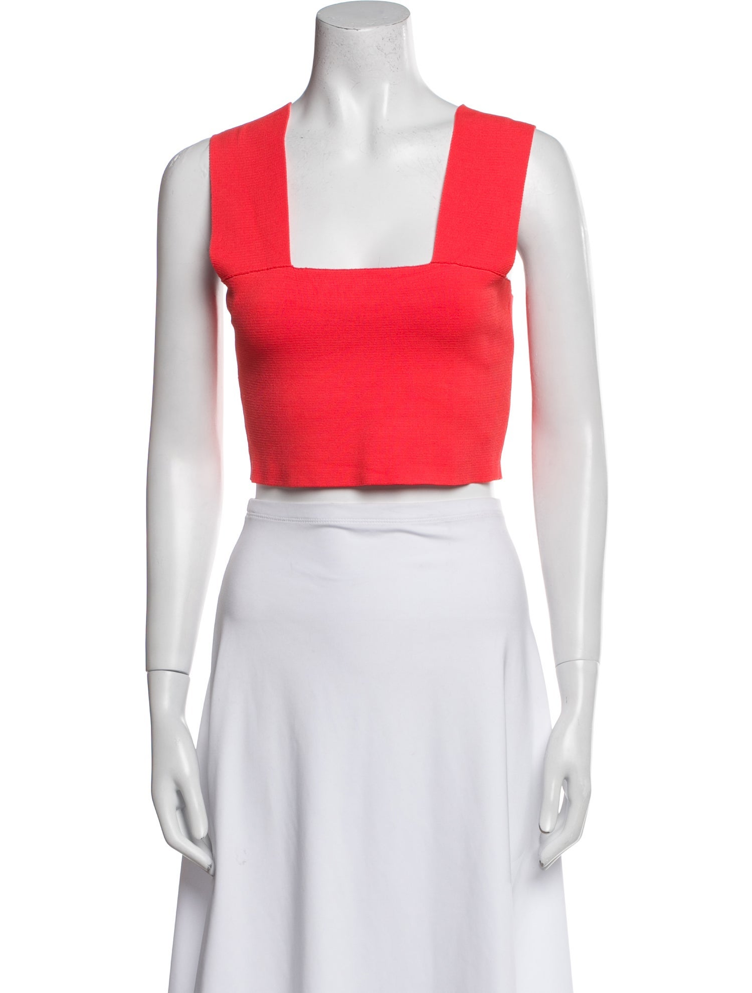 A.L.C. Square Neckline Sleeveless Crop Top
