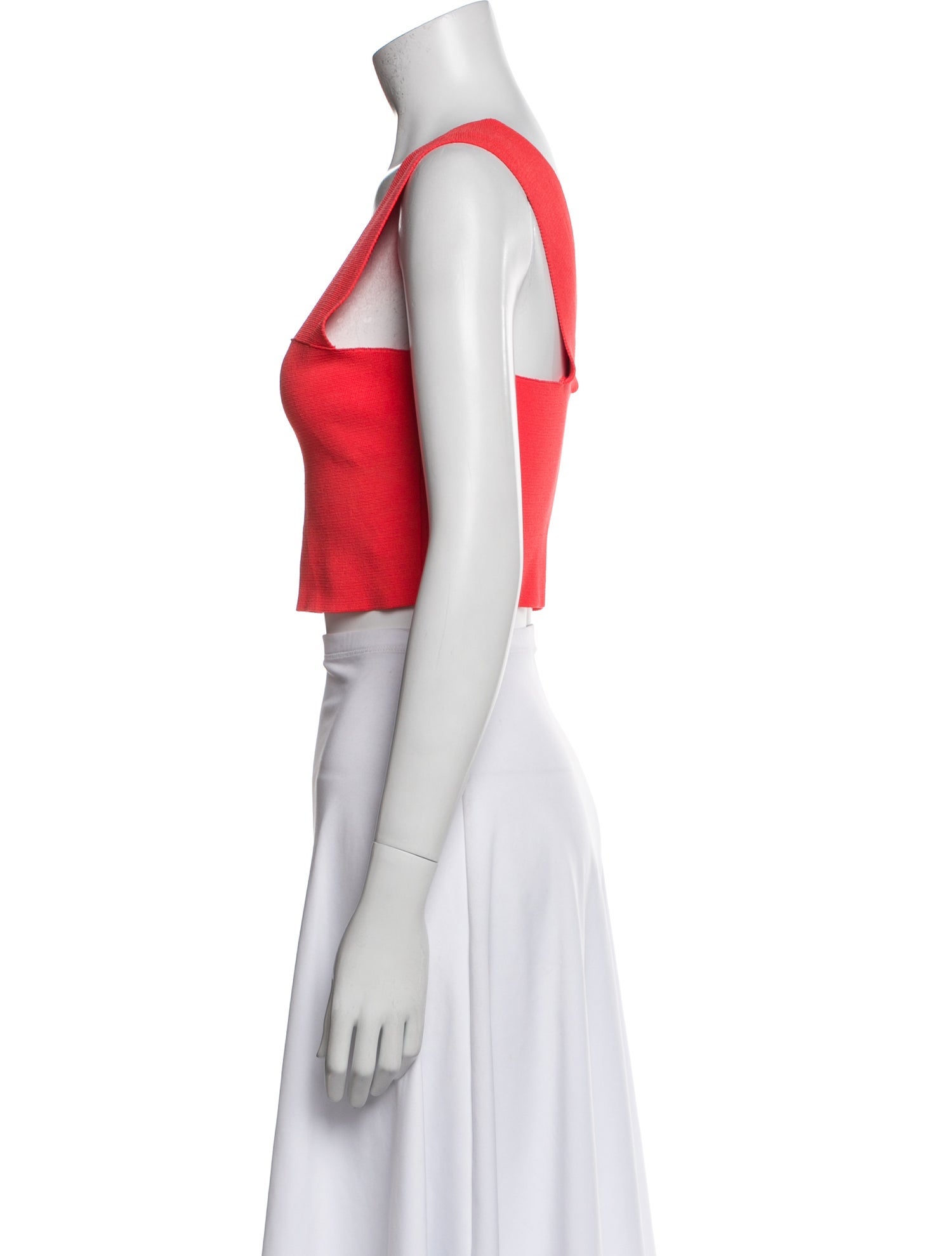 A.L.C. Square Neckline Sleeveless Crop Top