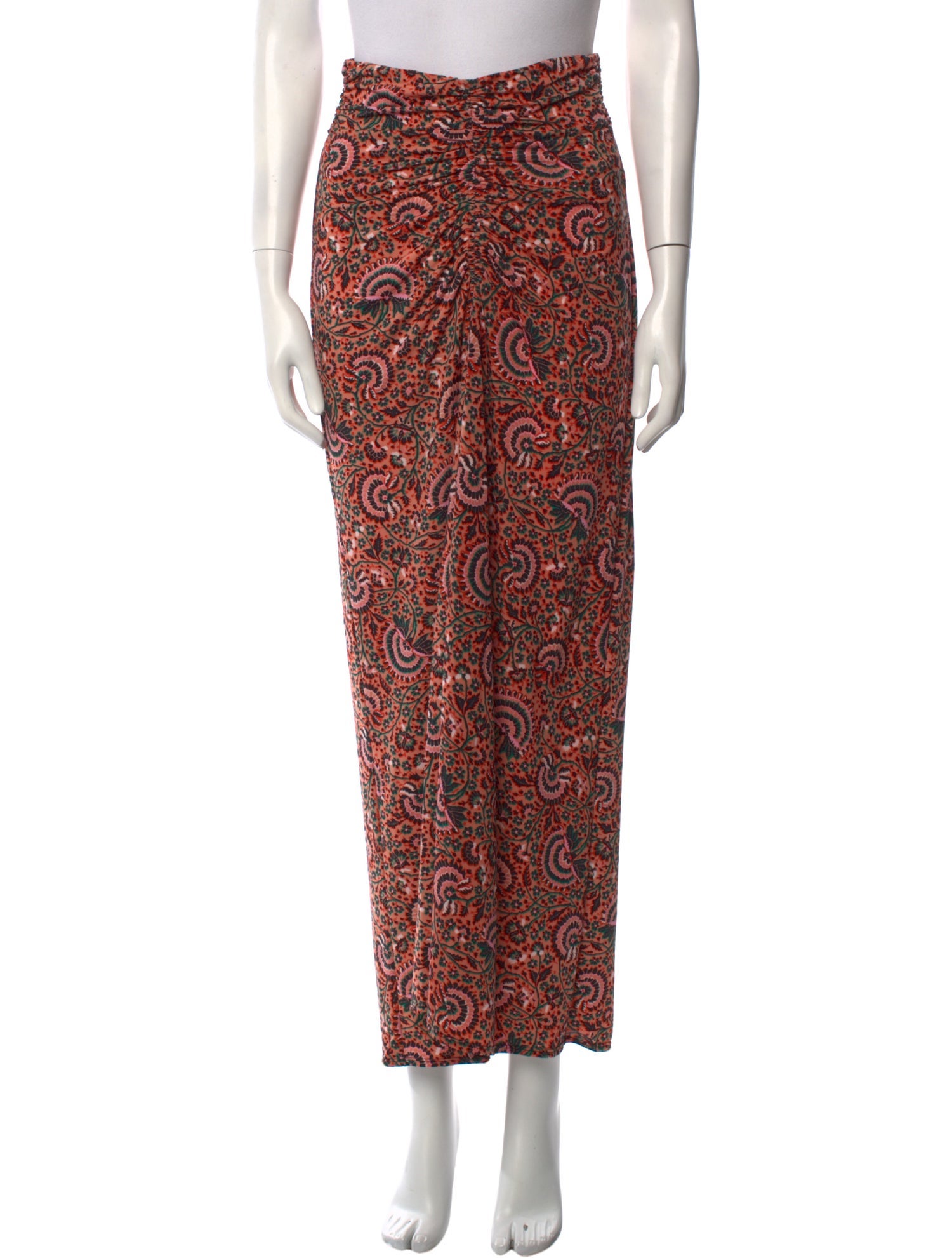 A.L.C. Printed Midi Length Skirt
