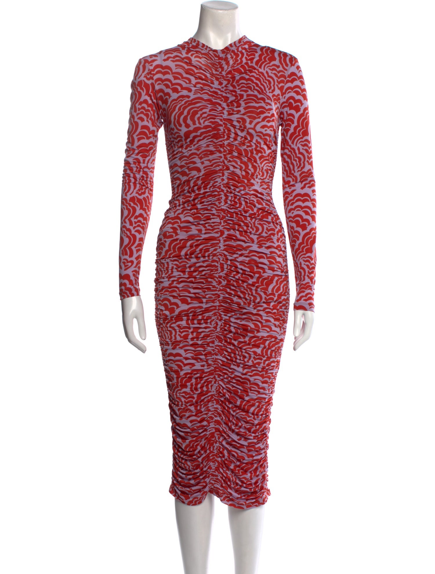A.L.C. Printed Knee-Length Dress