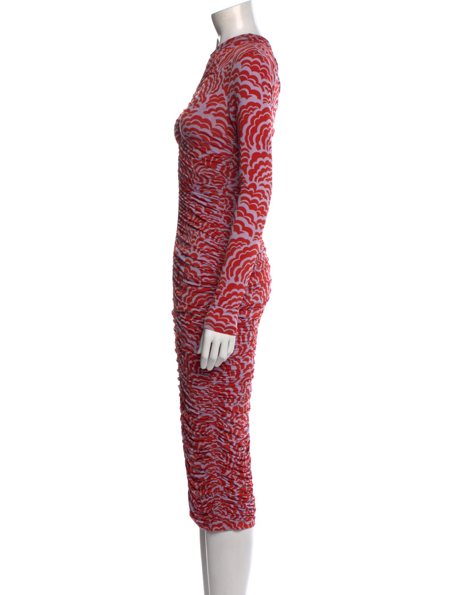 A.L.C. Printed Knee-Length Dress