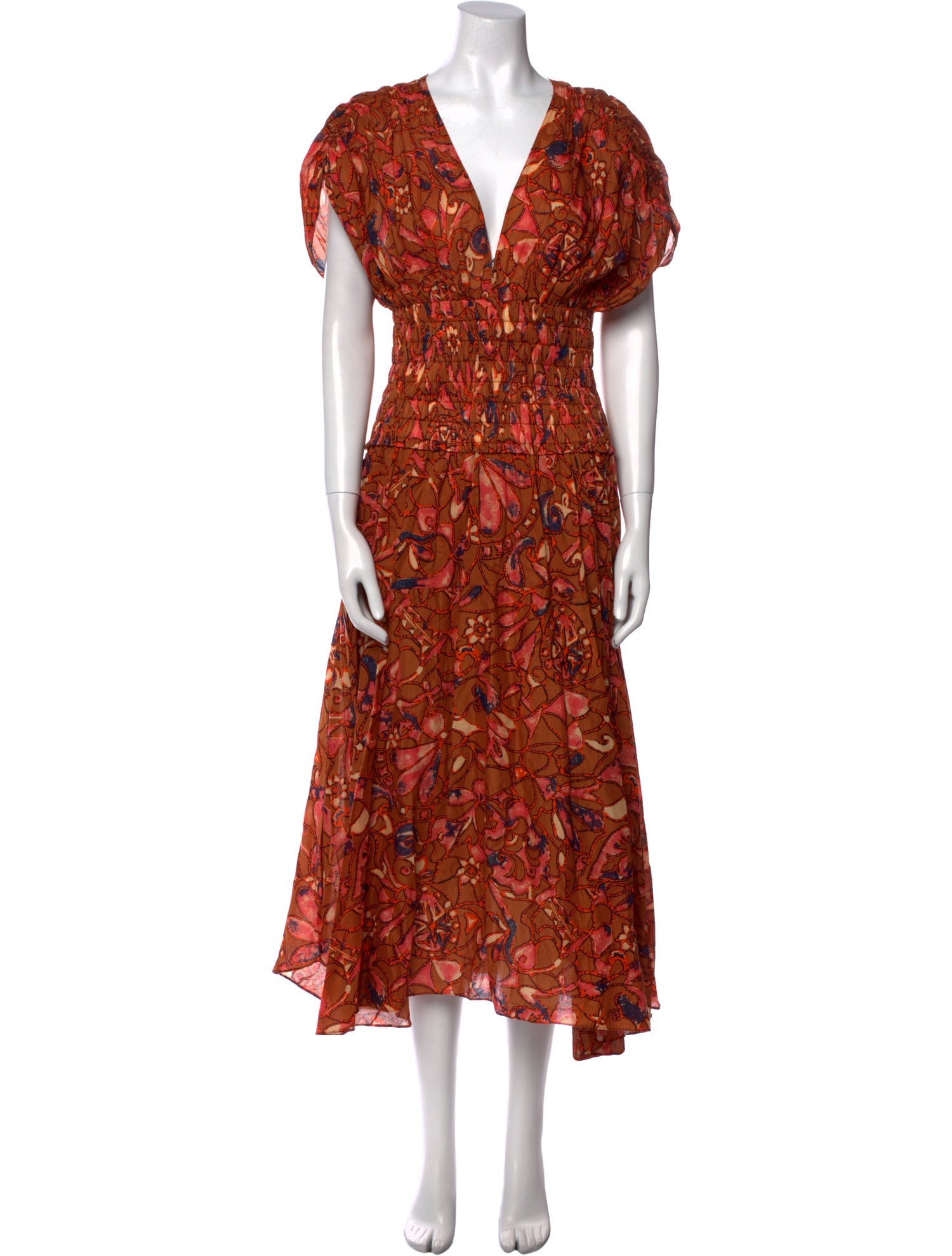 A.L.C. Floral Print Long Dress