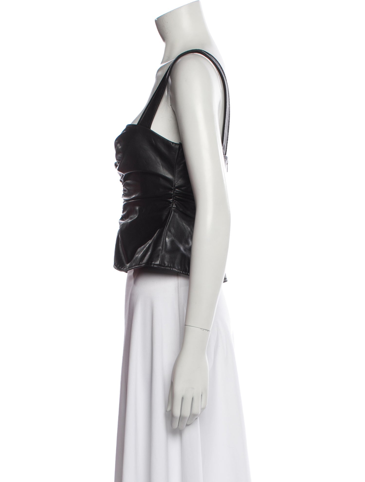 A.L.C. Square Neckline Sleeveless Crop Top