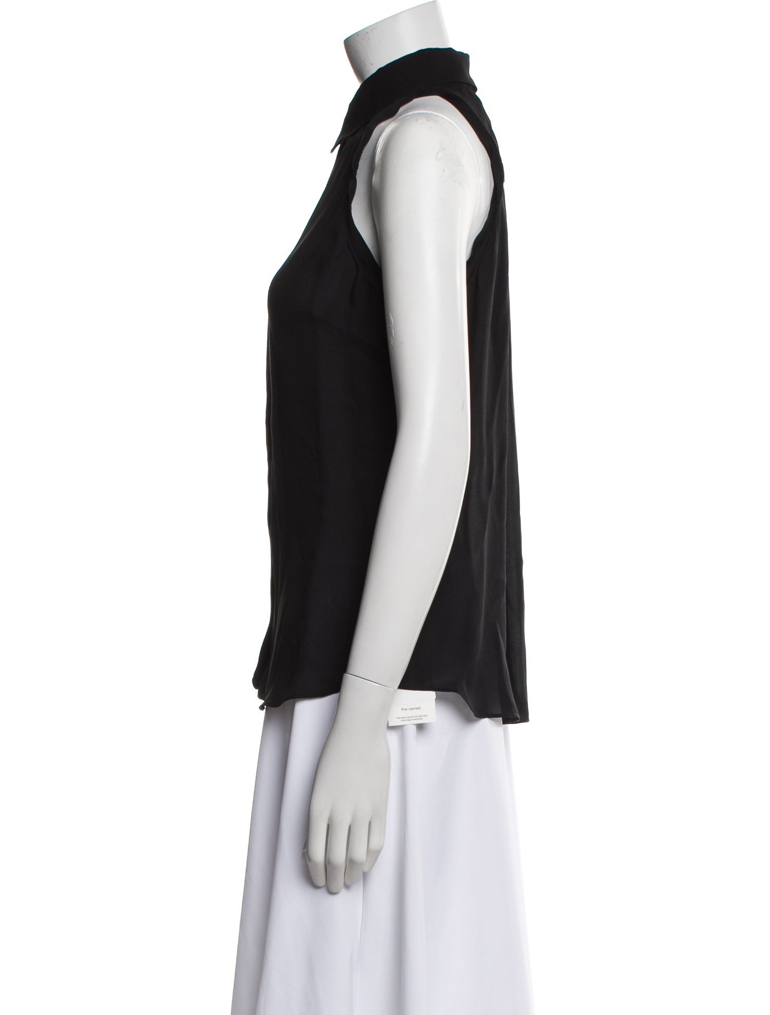 A.L.C. Silk Halterneck Top