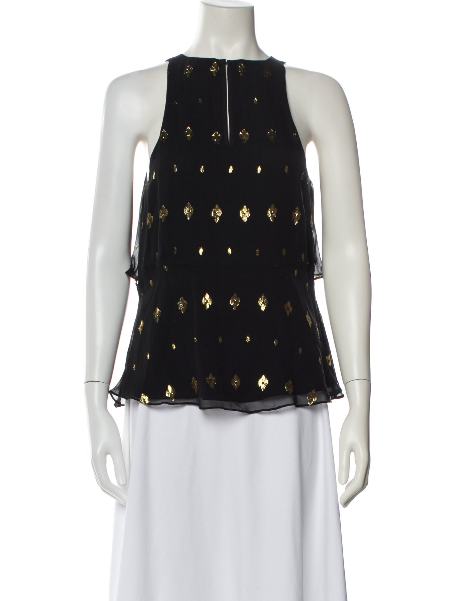 A.L.C. Silk Printed Blouse