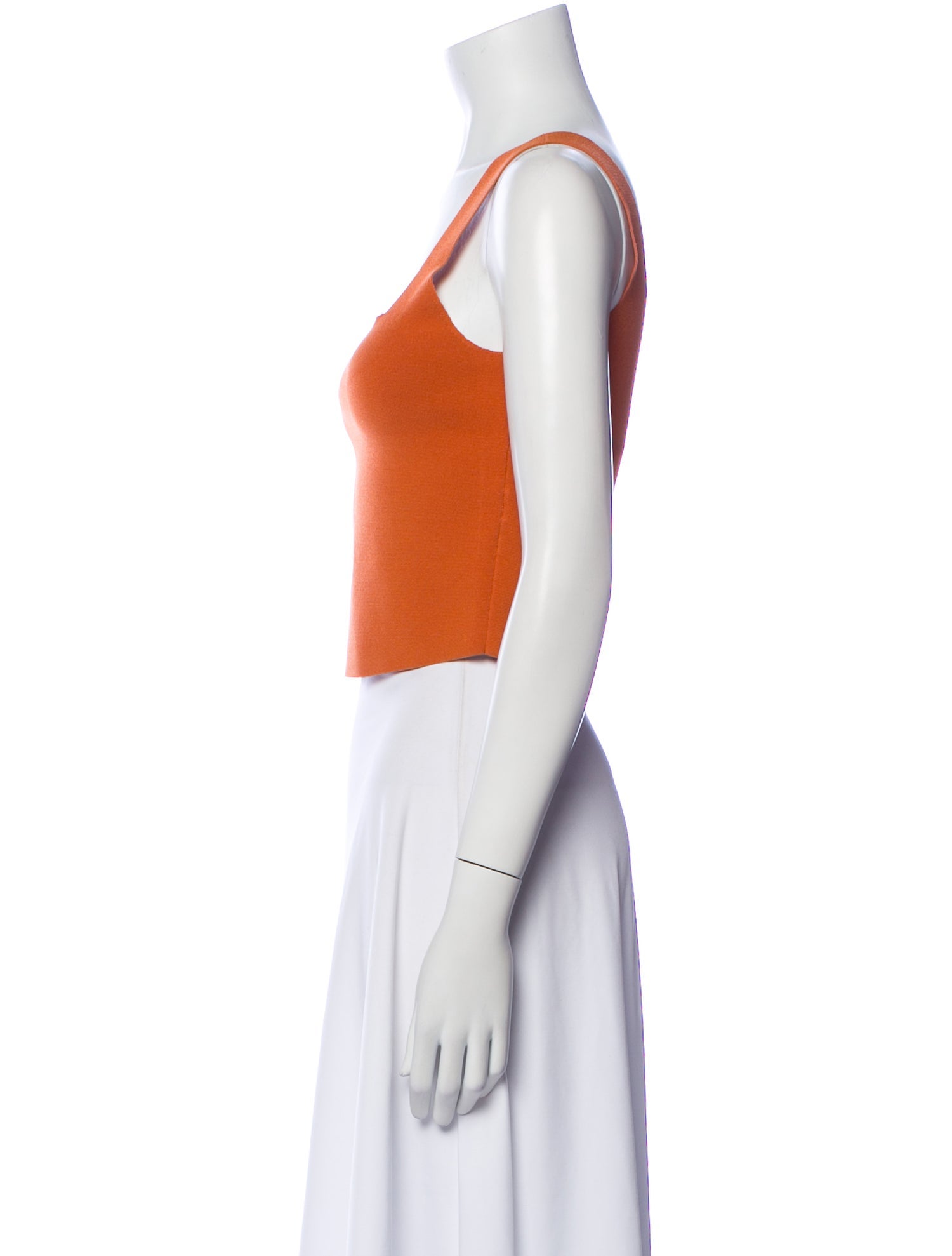 A.L.C. Square Neckline Sleeveless Crop Top