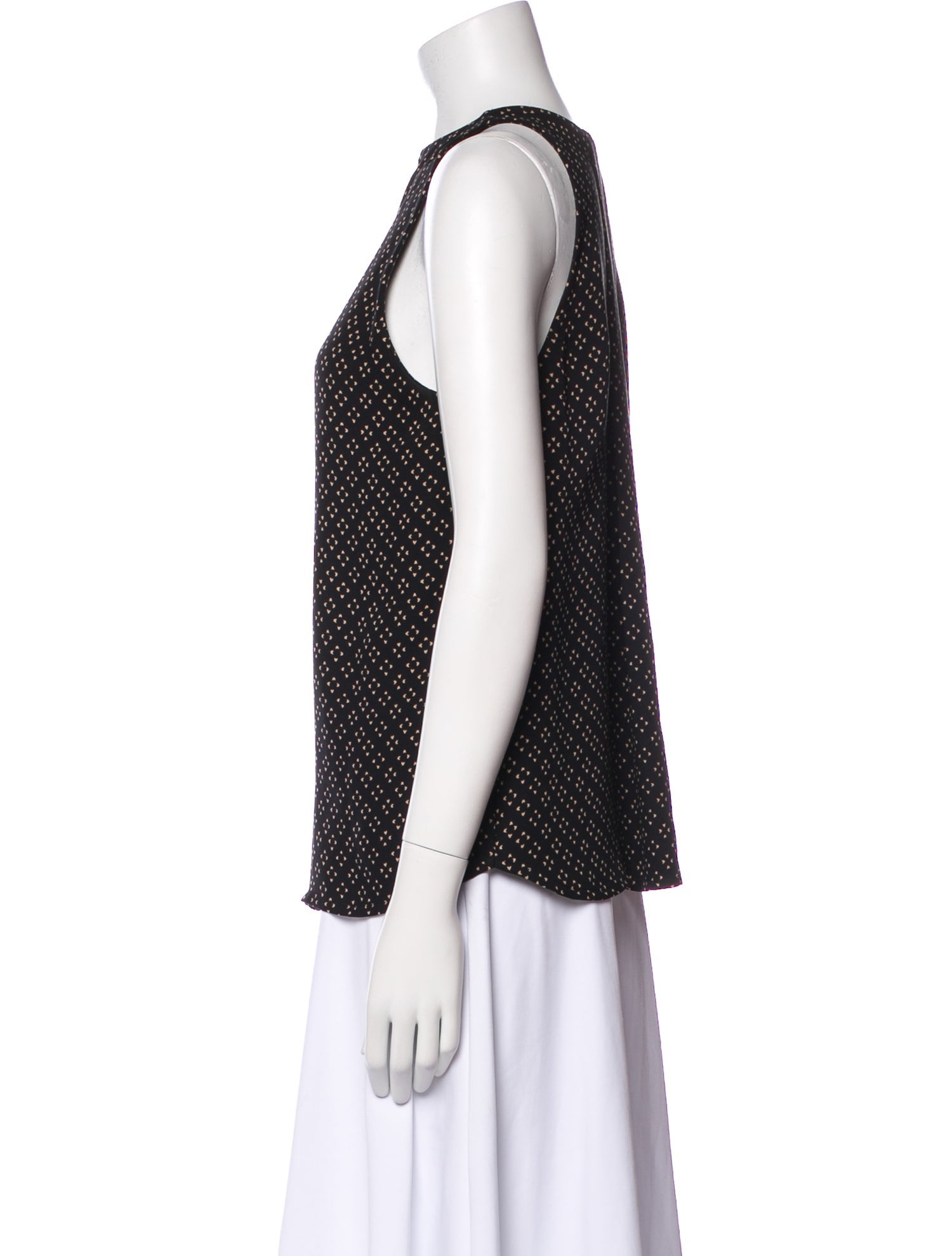 A.L.C. Silk Printed Blouse