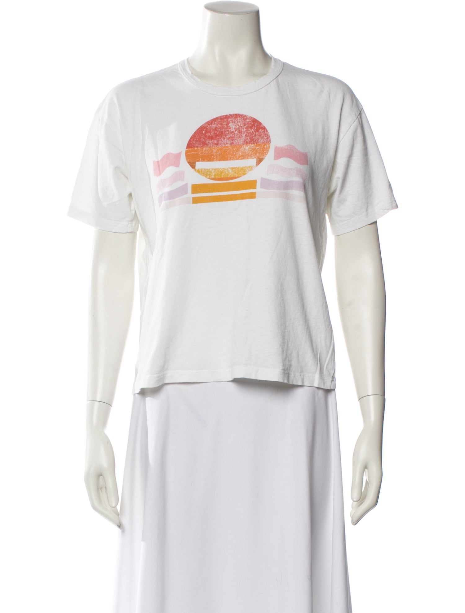 A.L.C. Graphic Print Crew Neck T-Shirt