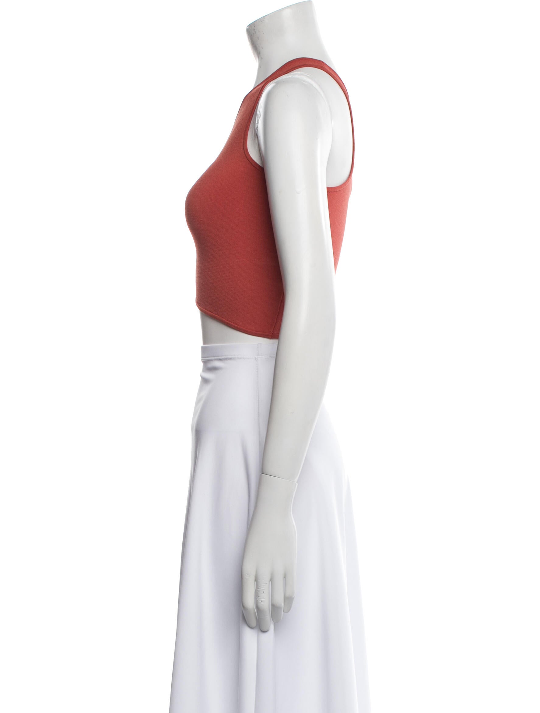 A.L.C. One-Shoulder Sleeveless Crop Top