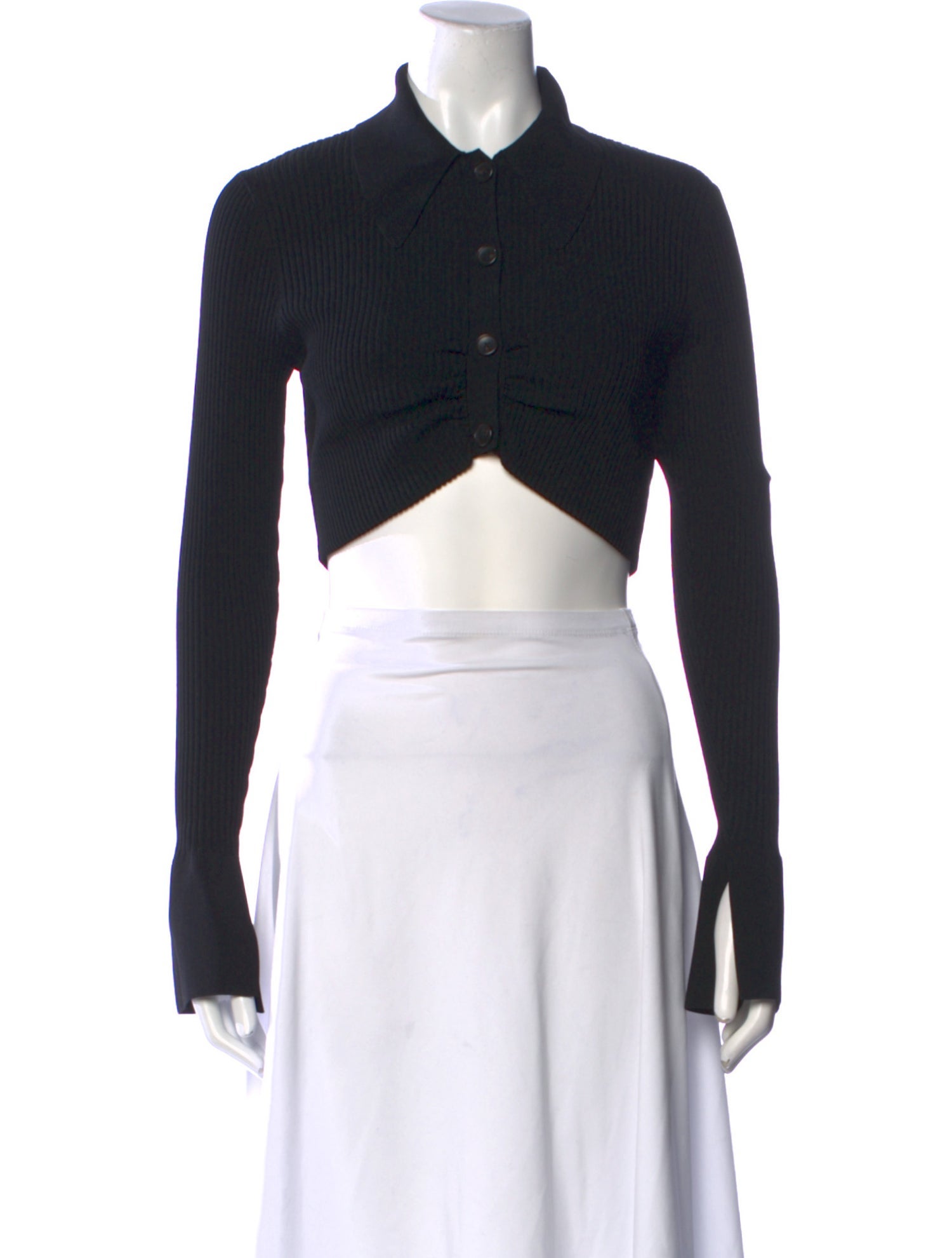 A.L.C. Long Sleeve Crop Top