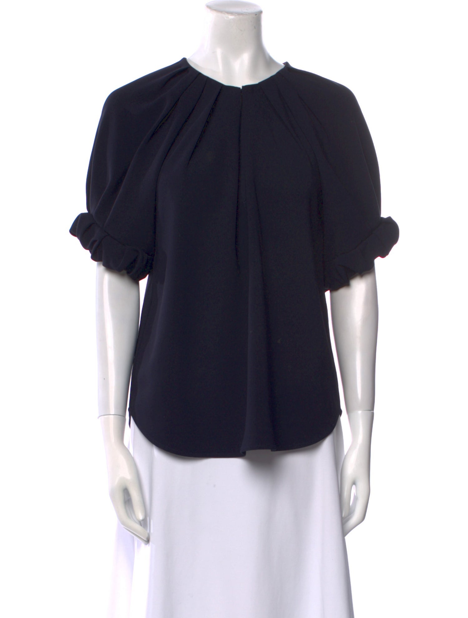 A.L.C. Crew Neck Short Sleeve Blouse