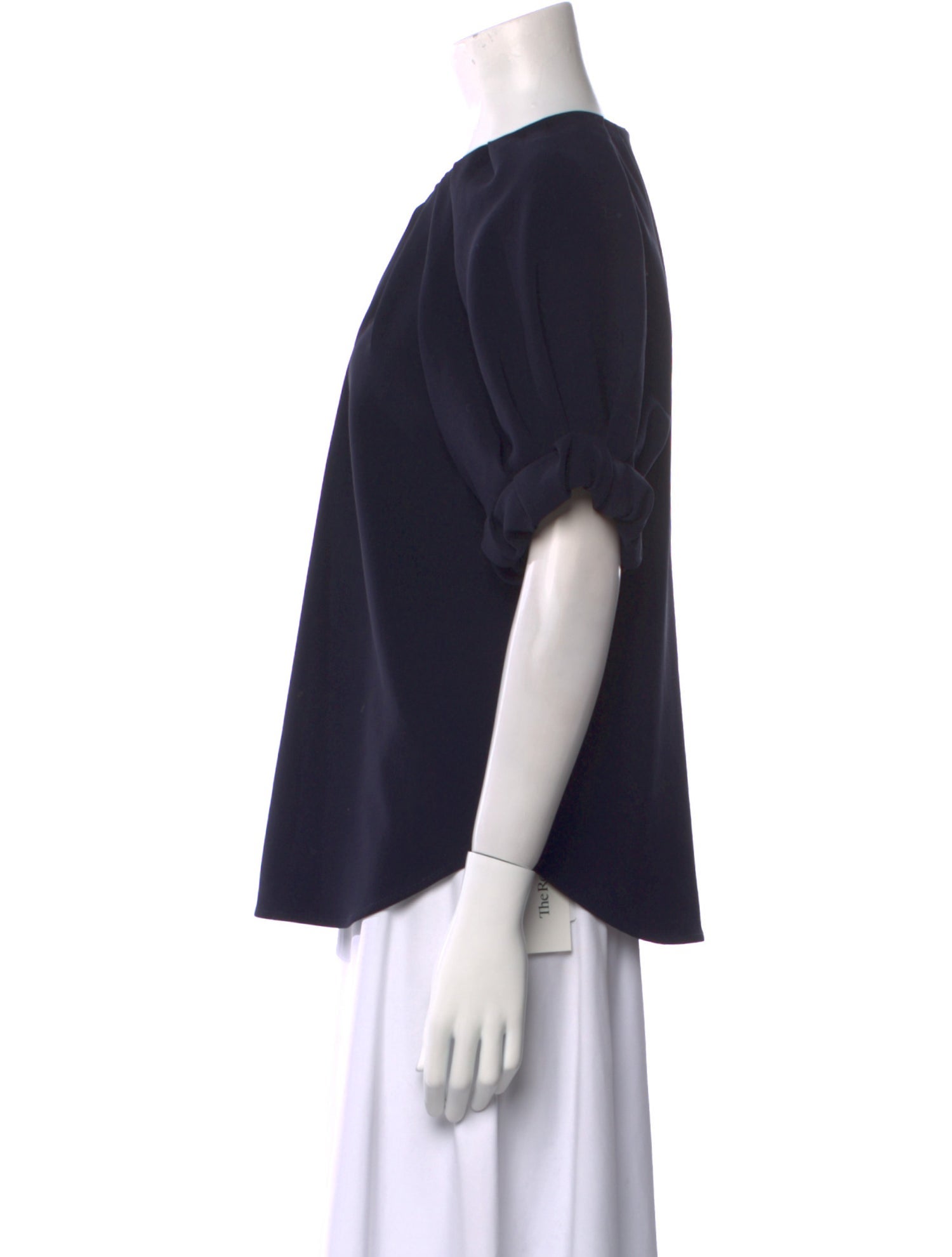 A.L.C. Crew Neck Short Sleeve Blouse