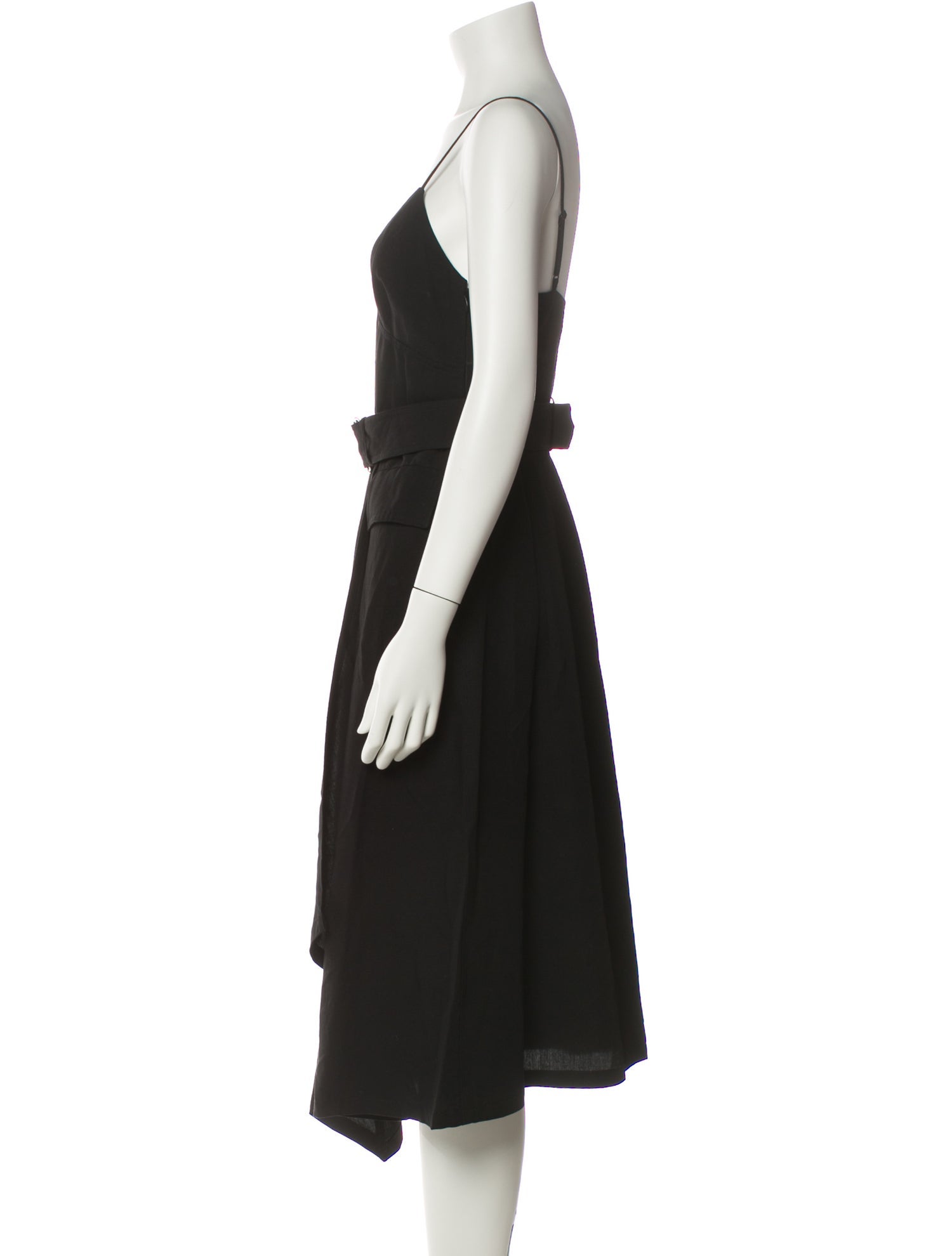 A.L.C. V-Neck Midi Length Dress