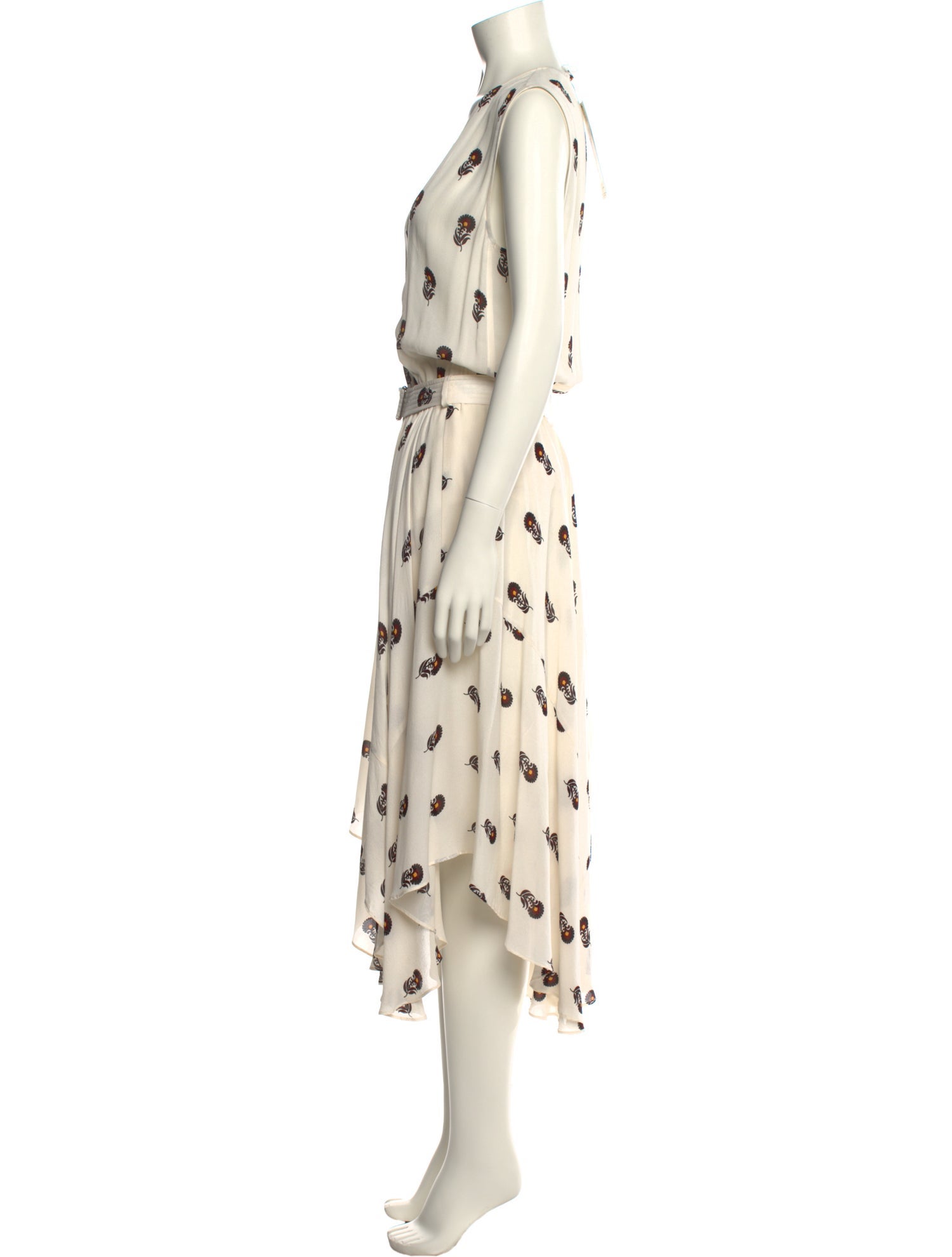 A.L.C. Silk Midi Length Dress