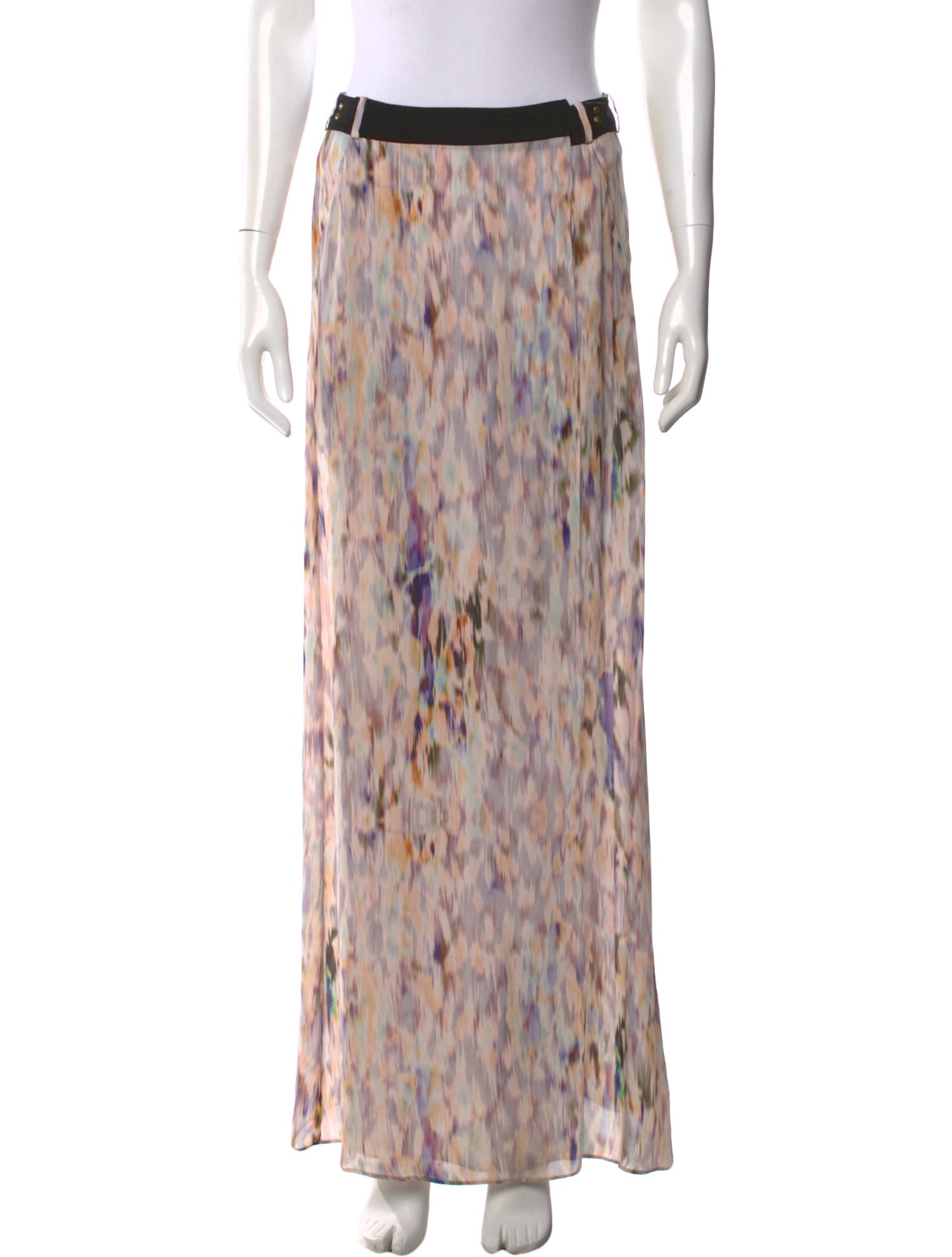 A.L.C. Silk Long Skirt