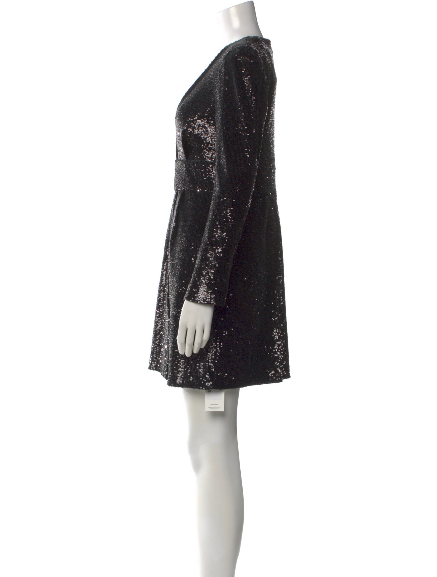 alc black sequin dress ALC Women's Elsie Strapless Sequin Mini Dress