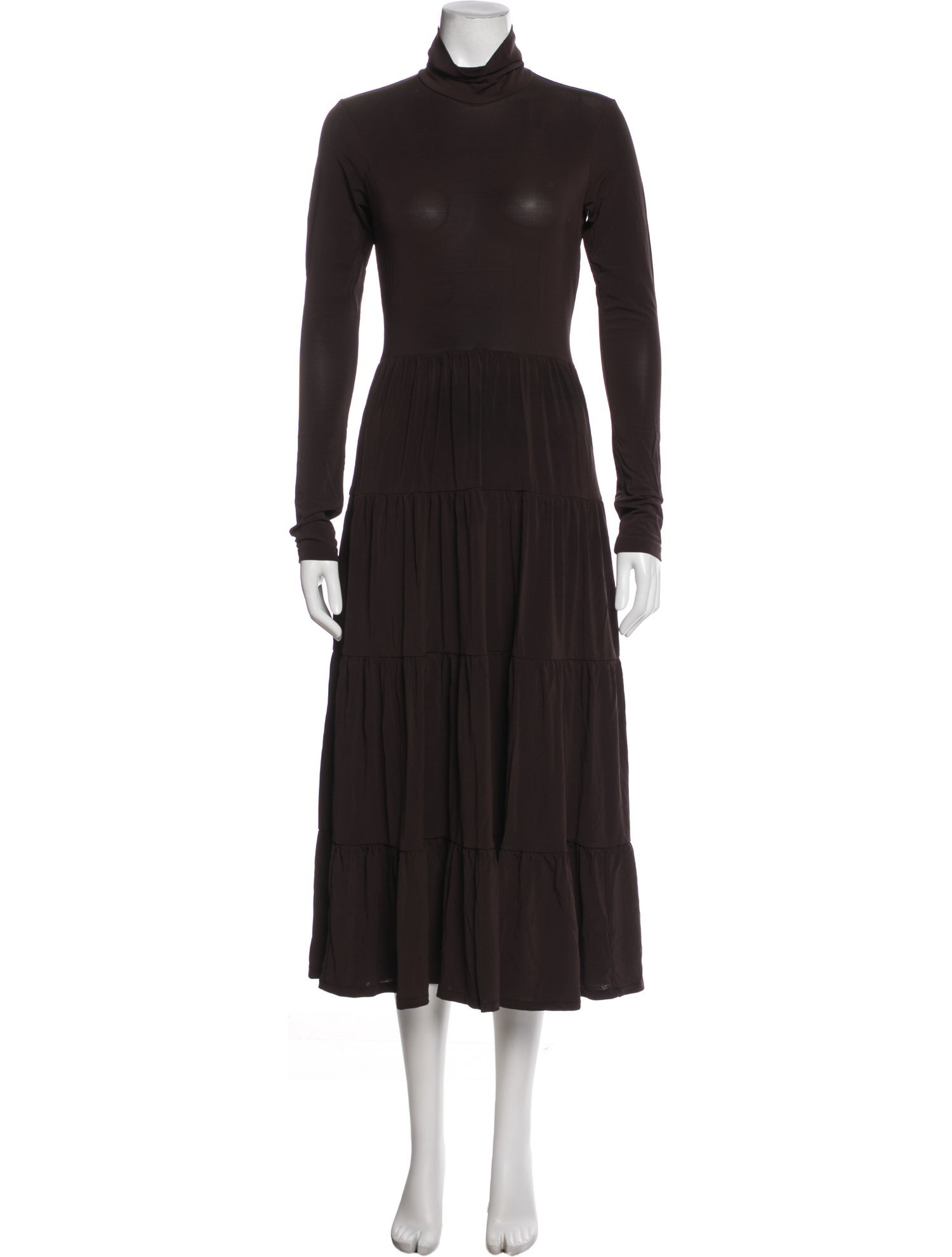 alc long sleeve dress A.L.C. Isabella Long-Sleeve Silk Dress