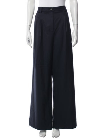 Pre-owned A.l.c Wide Leg Pants W/ Tags In Blue