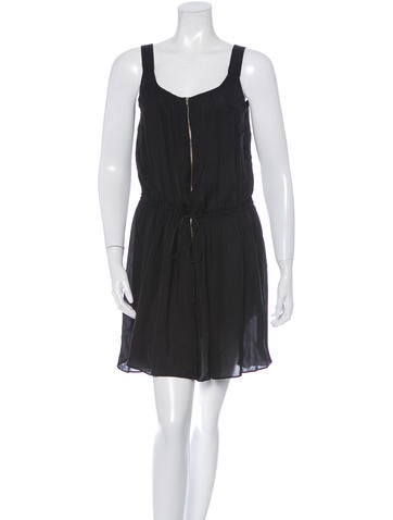 A.L.C. Silk Zip-Up Dress