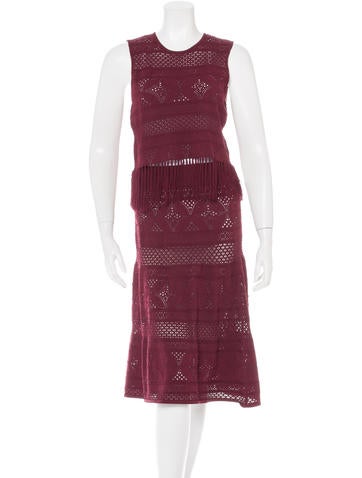 A.L.C. Eyelet Skirt Set