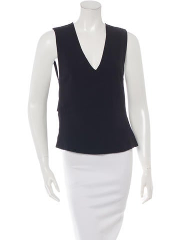 A.L.C. Sleeveless V-Neck Top
