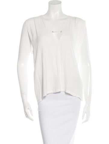 A.L.C. Sleeveless V-Neck Top