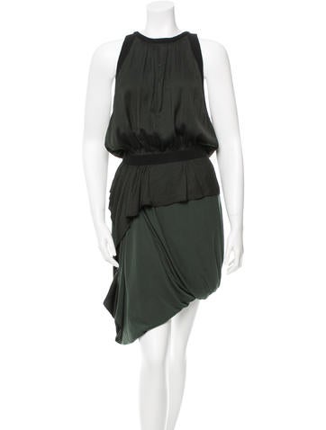 A.L.C. Draped Asymmetrical Dress