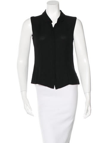 A.L.C. Sleeveless Button-Up Top