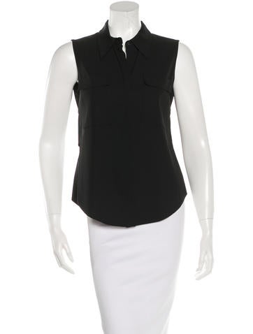 A.L.C. Open Back Sleeveless Top