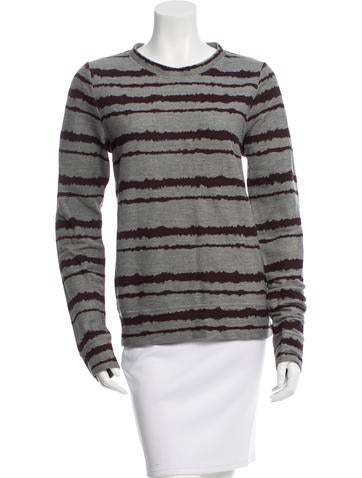 A.L.C. Printed Long Sleeve Sweater