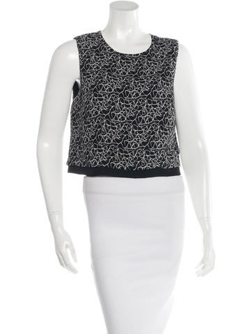 A.L.C. Sleeveless Crop Top