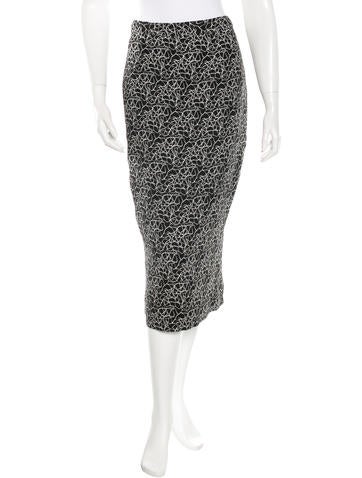 A.L.C. Silk Midi Skirt