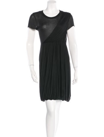 A.L.C. Ruched Short Sleeve Dress