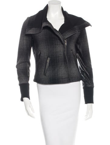 A.L.C. Wool Plaid Jacket