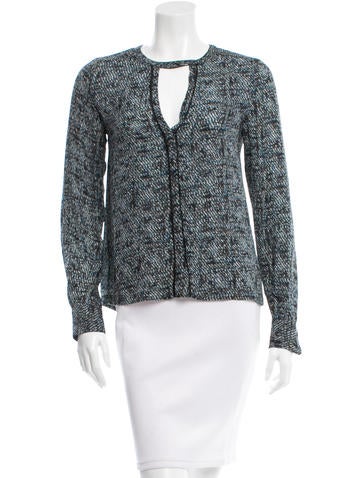 A.L.C. Printed Silk Top