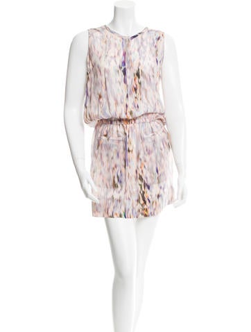 A.L.C. Printed Silk Dress