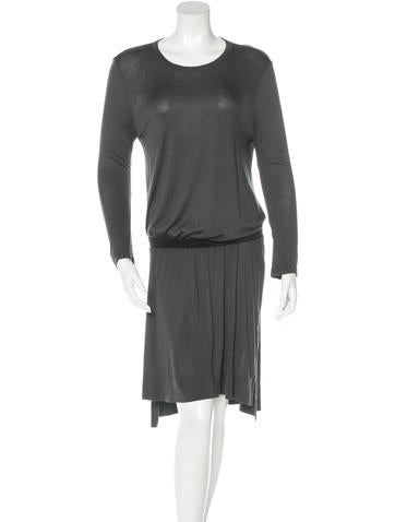 A.L.C. Long Sleeve Belted Dress