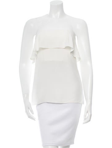 A.L.C. Strapless Crop Top