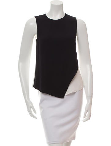 A.L.C. Asymmetrical Colorblock Top