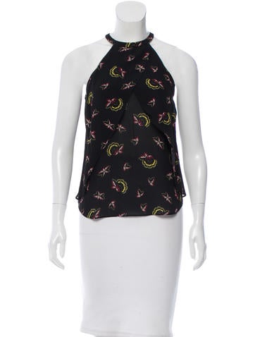 A.L.C. Silk Draped Top