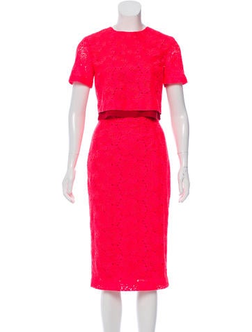 A.L.C. Guipure Lace Skirt Set