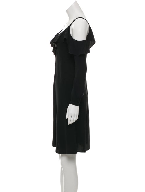 A.L.C. Felicia Cold Shoulder Ruffle Crepe Dress w/ Tags