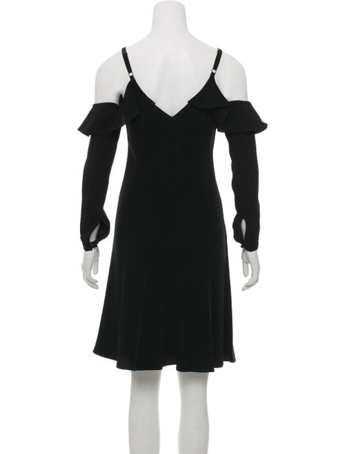 A.L.C. Felicia Cold Shoulder Ruffle Crepe Dress w/ Tags